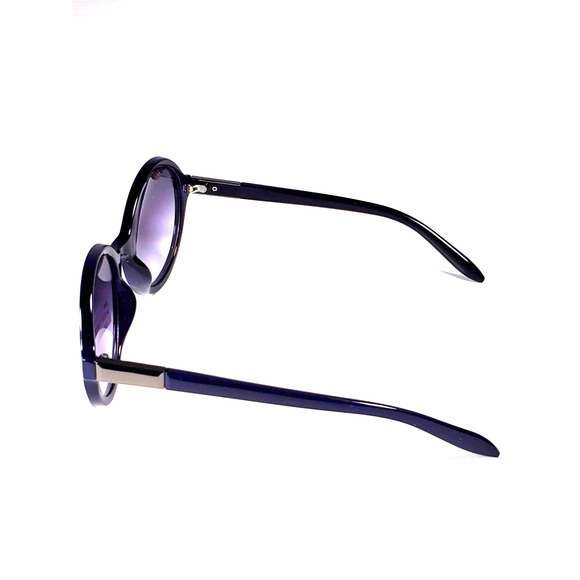 FGX by Foster Grant Full Round Dark Blue & Brushed Silver Sun Reader Sunglasses - Picture 4 of 12